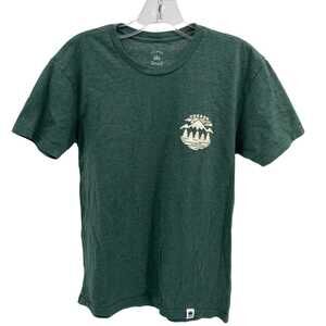 Little Bay Root Green Basic Cotton Blend T-Shirt | Size S